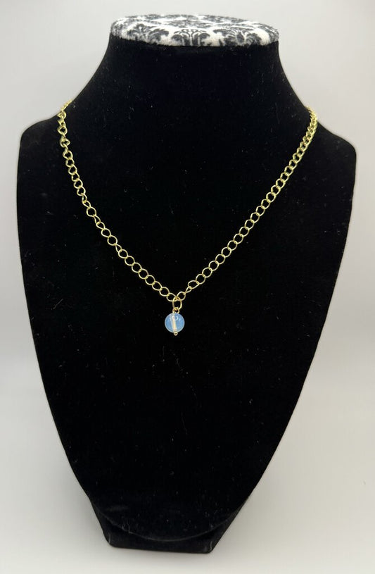 Gem Drop Necklace - Opal