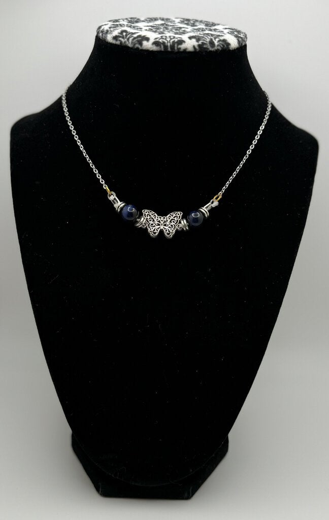 Mariposa Choker - Sapphire Tiger's Eye