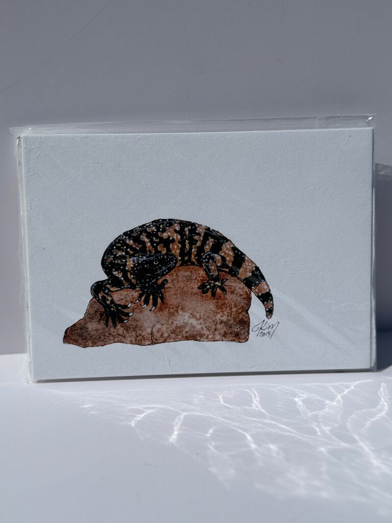 Gila Monster Watercolor Print