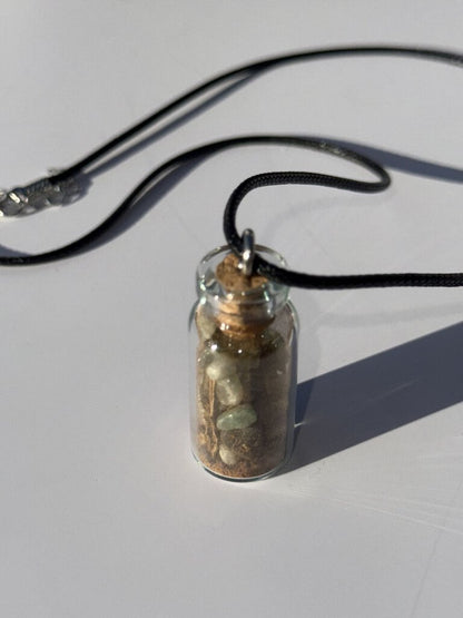 Wealth Spell Jar Necklace