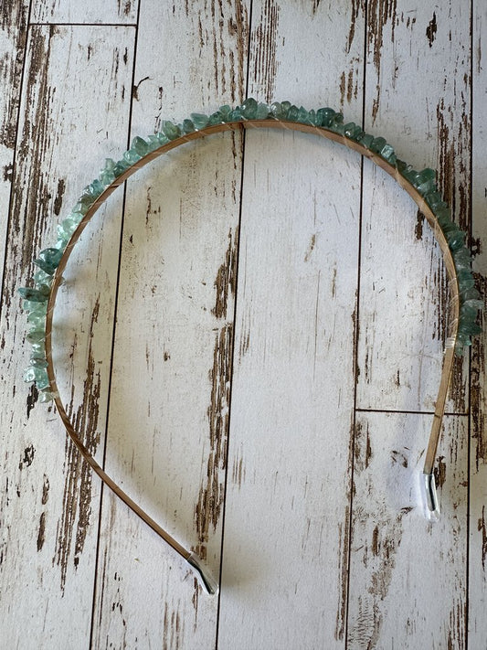 Green Aventurine Crystal Headband